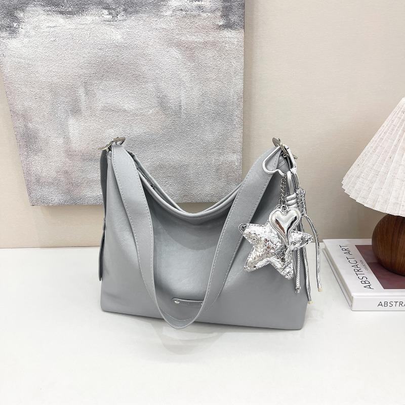 Popular Large-capacity Dumpling Bag Women's New Simple and Versatile Shoulder Messenger Bag Commuter Bag