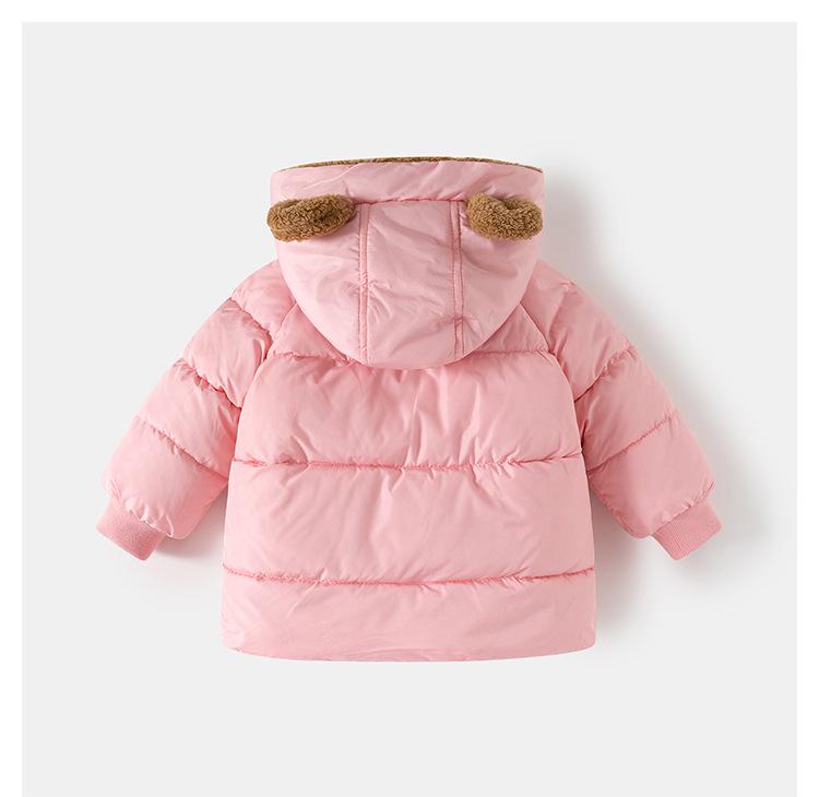 Stilvolle Koreanische Baumwolljacke für Kinder - Unisex Verdickte Herbst/Winterjacke 2025