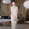 Sleeveless national style, new Chinese Suzhou long cheongsam, improved young 1011 new women's high-end sense, daily wear
