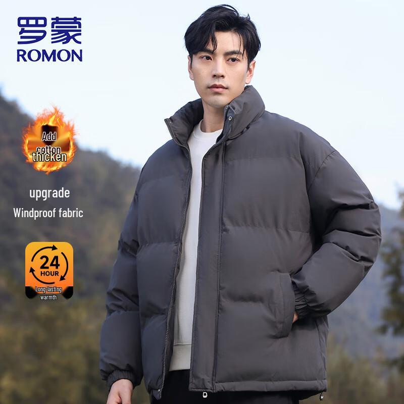 

ROMON Men s Autumn/Winter Thickened Padded Jacket 2XL