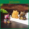 Crystal Waterstone Animal Ornament With Shell Accents For Office Desk Decor