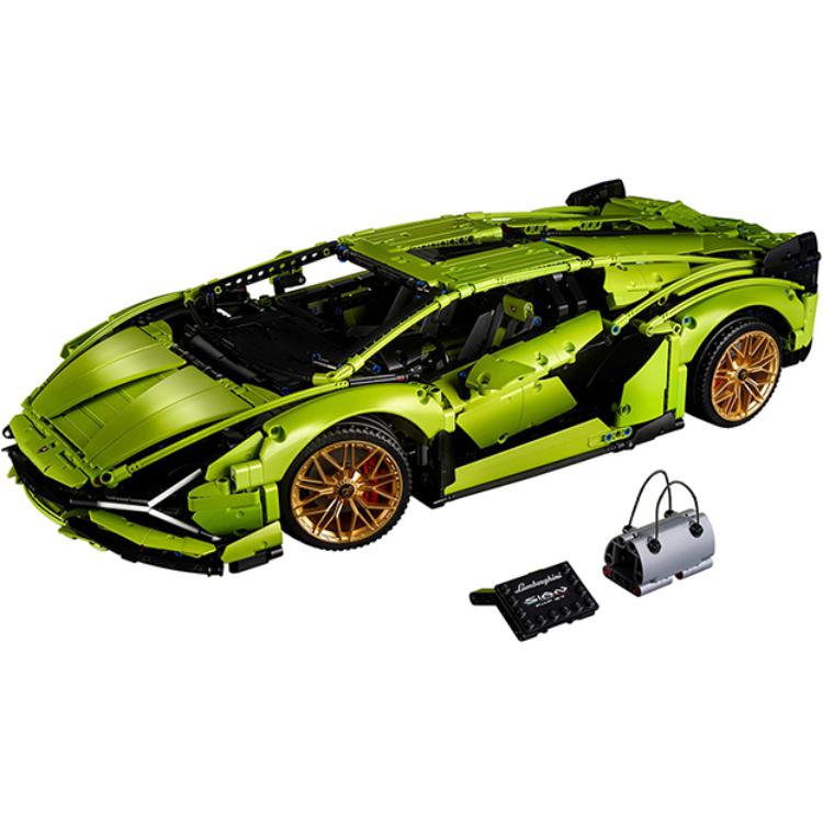 LEGO Technology Mechanical Set Lamborghini SIAN FKP37 1 8 Building Blocks 3696pcs 42115