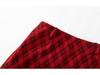 Plus Size Women's Retro Plaid Winter Half Skirt 2025 - Elegant Straight Skirt (NQ1369)