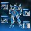 23cm Motor Nuclear AoBing Assembly Model Kit Action Figure Mecha With Dragon Figure Alloy Skeleton Highly Posable Robot Toy Gift