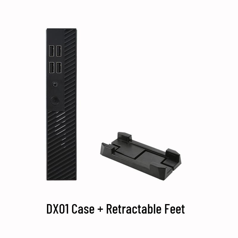 SKTC DX01 Schlankes Mini-ITX Desktop-Gehäuse mit VESA-Halterung