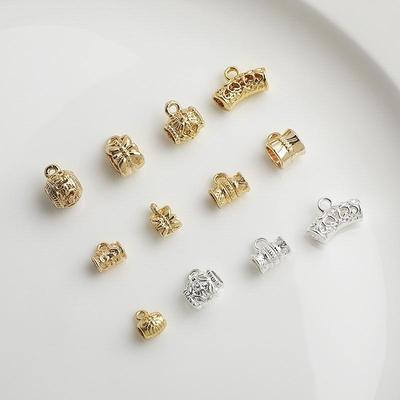 Fermoir Pendentif Cœur Rempli d'Or 14K pour Collier & Bracelet Bijoux DIY