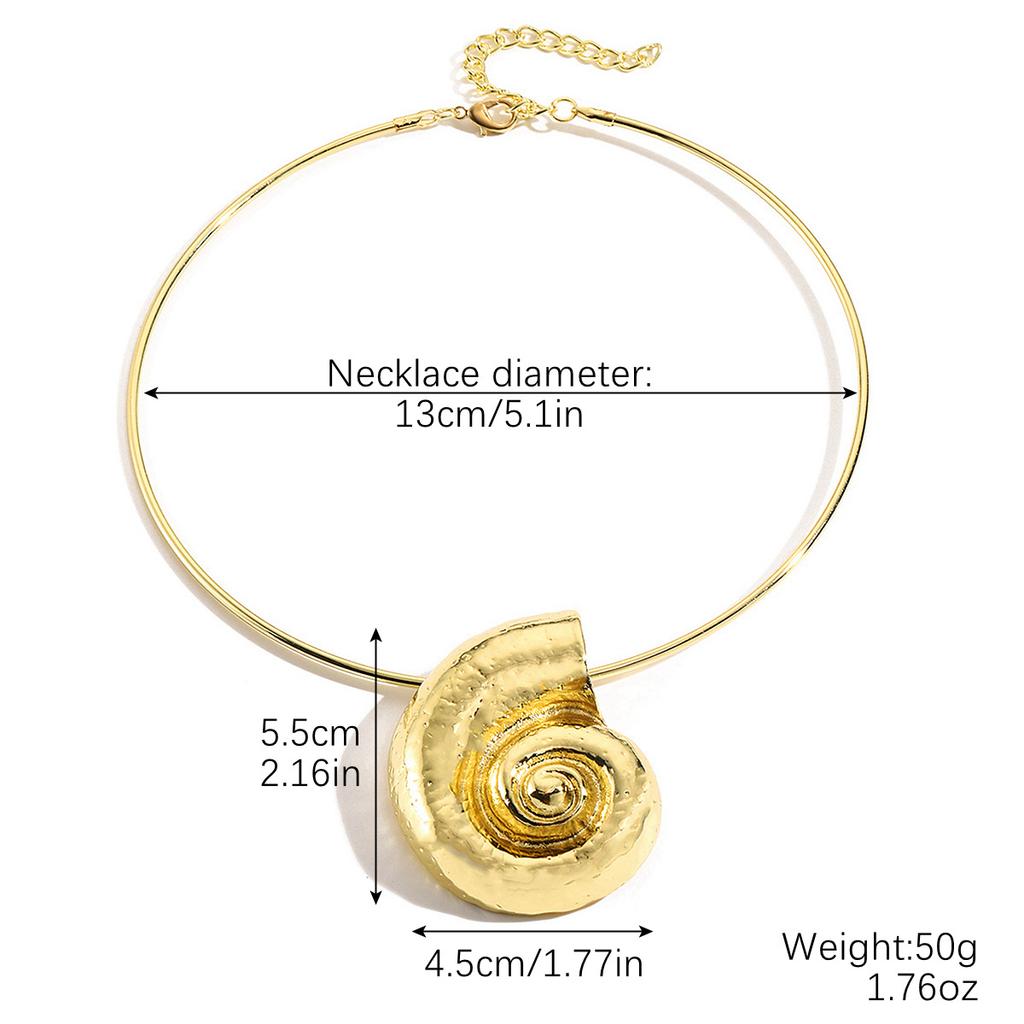 Collier pour femme, bijou géométrique, pendentif en alliage, étoile de mer, coquillage, design de niche, style océan, beau et élégant