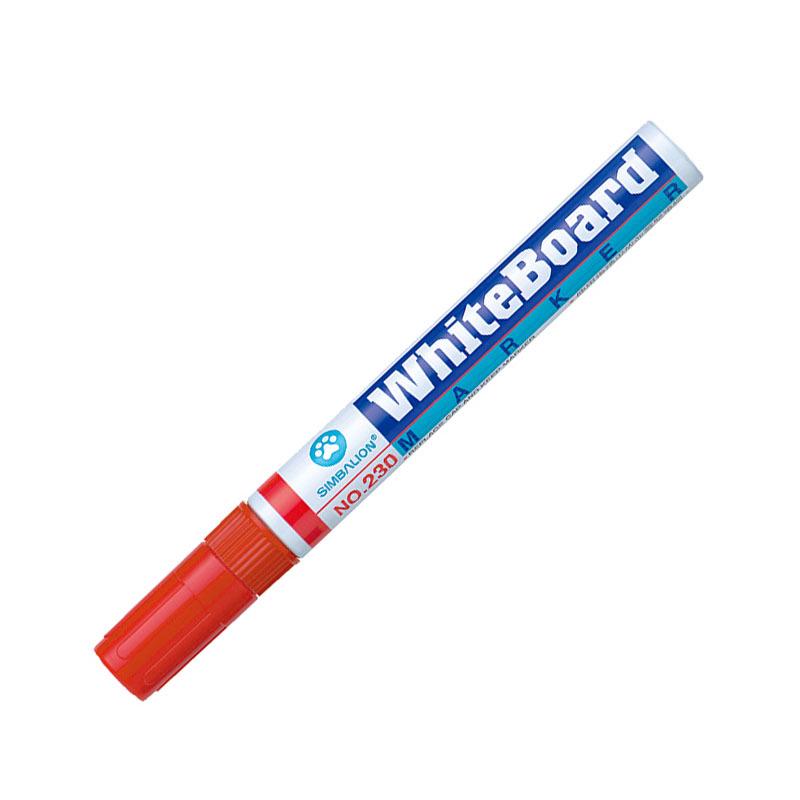 

Simbalion Lion Whiteboard Marker 230, 1.5mm Erasable Office Writing Pen красный