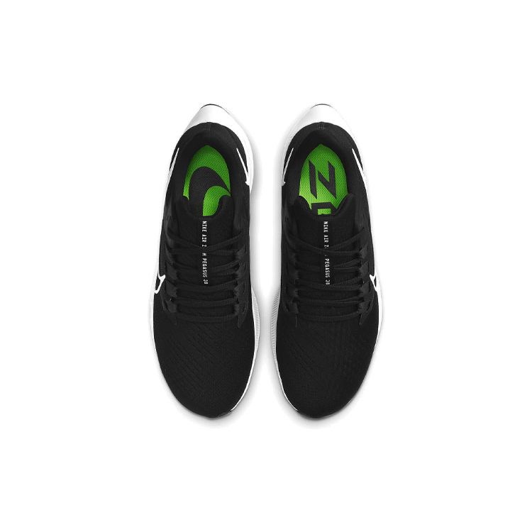 Nike Air Zoom Pegasus 38 Black White Men Sneakers Anthracite Volt CW7356-002