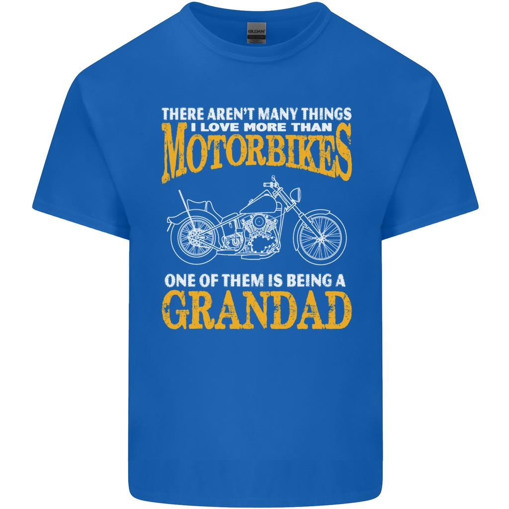 Being a Grandad Biker Motorcycle Motorbike Unisexs Light Cotton TShirt