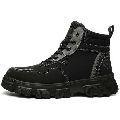 Highquality Leather Trekking Shoes Outdoor High Cup Waterproof Steel Toe Labor Protection Shoes