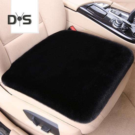 Thickened Plush Car Seat Cushion Set Anti-Slip Design Moisture-Wicking Easy Installation Soft Fluffy Front Back Seat Covers