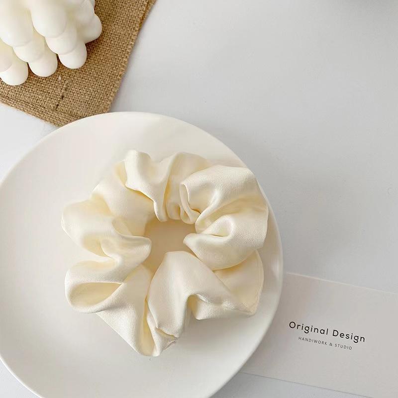 4pcs Simple and Cool Style, Large Intestine Headband, Elegant Temperament, Fat Intestine Headband, Rubber Band