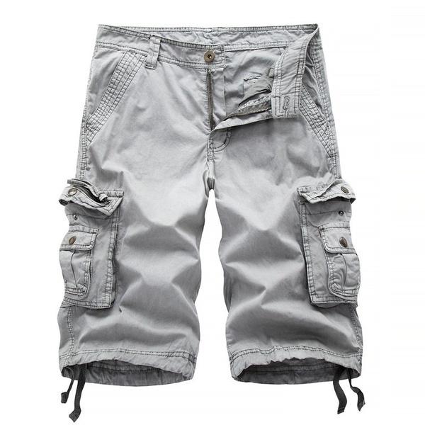 Neue Sommer Tragen Europäische Und Amerikanische Lose Beiläufige Werkzeug Shorts männer Große Multi Tasche Einfarbig Shorts männer