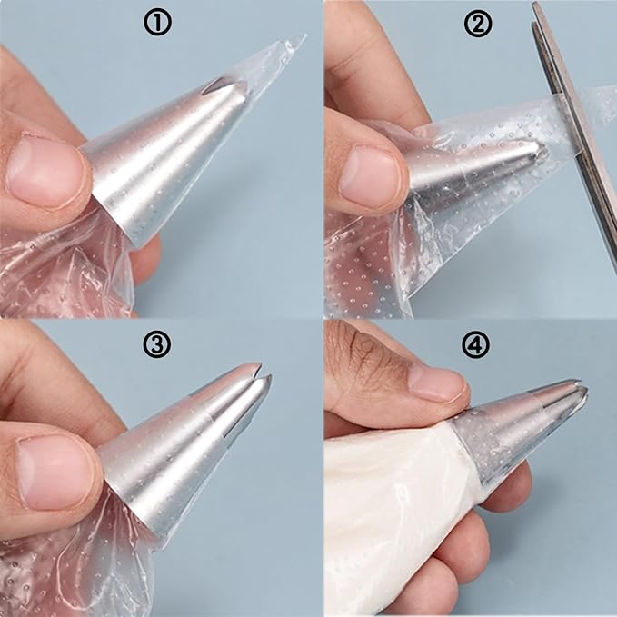 100 Stück Einweg-Spritzbeutel 12 Zoll Mittel--Spritzbeutel