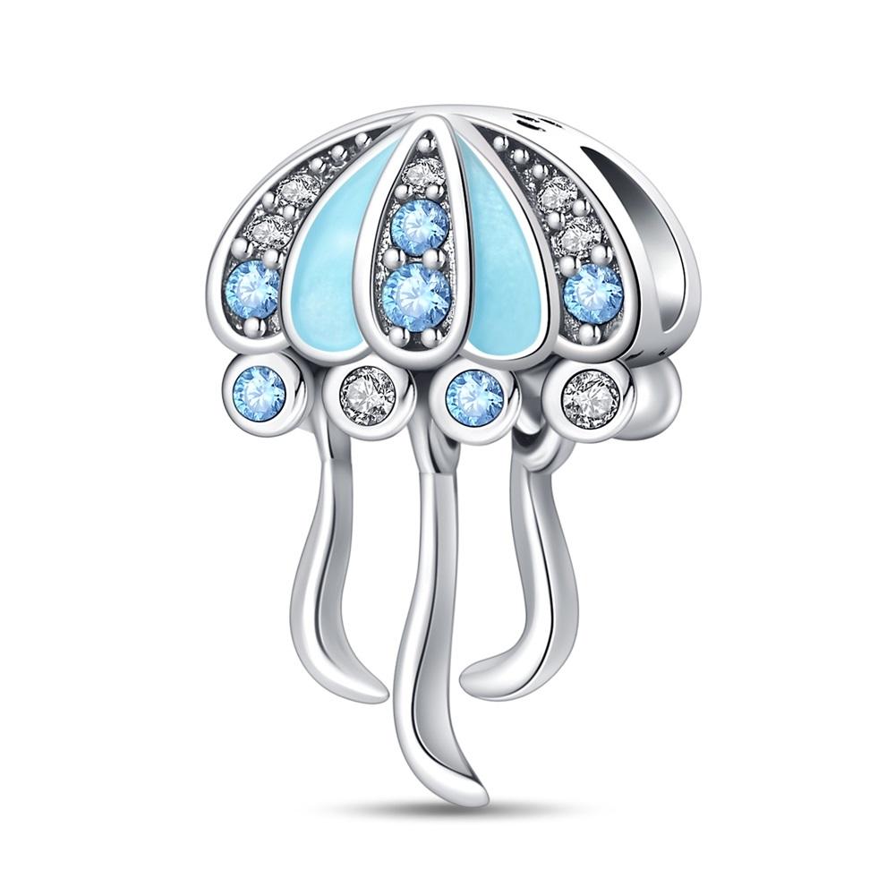 New 925 Sterling copper Summer Blue Ocean Turtle Starfish Dolphin Dangle Charms Fit Original Bracelet Necklace Zircon