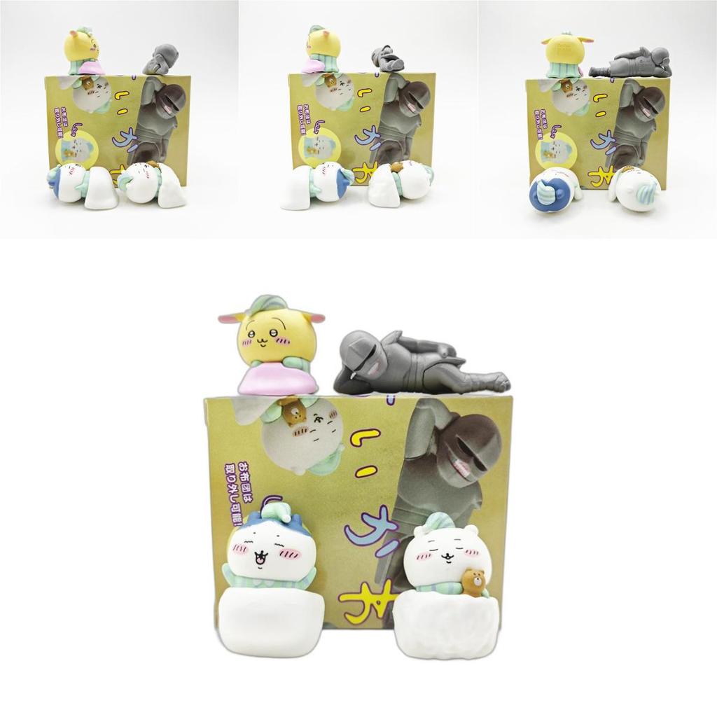 Cute Pvc Sleepy Bear Model Toy Figurine Set For Collectors And Kids Gift