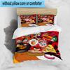3PCS Red Birds Characters Collage 3pcs Bedding,Including 3PCS Duvet Cover And 2pcs Pillowcases Perfect for Christmas,Ideal for Bedroom, Dormitory