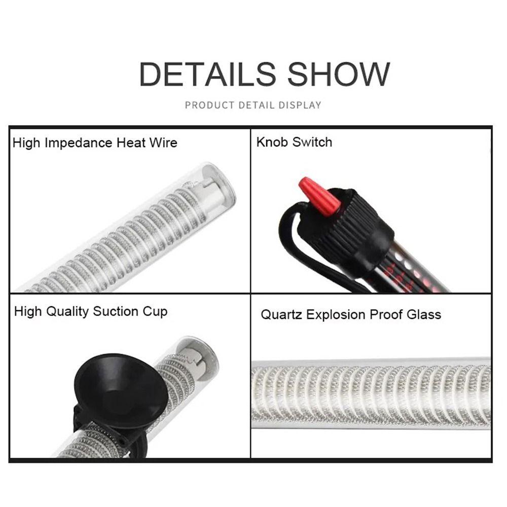 Adjustable Temperature Aquarium Thermostat Heater Rod  Aquatic Organism