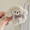 Cute Puppy Curtain Ties Fuzzy Dog Elastic Curtain Tiebacks Plush Stuffed Puppy Curtain Holders for Nursery Kids Room Decor