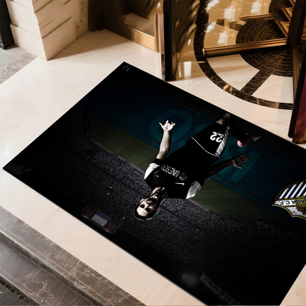 Football Player Celebration Floor Rug Office Rug Perfect for Hallway Decorate room Study room Living Rooms Anti-slip Rug Anime Office Decor