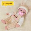30cm Reborn Baby Girl Doll - Soft Vinyl Soothing Toy for Children