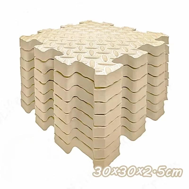 8-Piece Pack 2.5cm Thickened Baby Play Mat Non-slip Fall-proof Reusable Children's Rug Helps Train Kids Independent Thinking