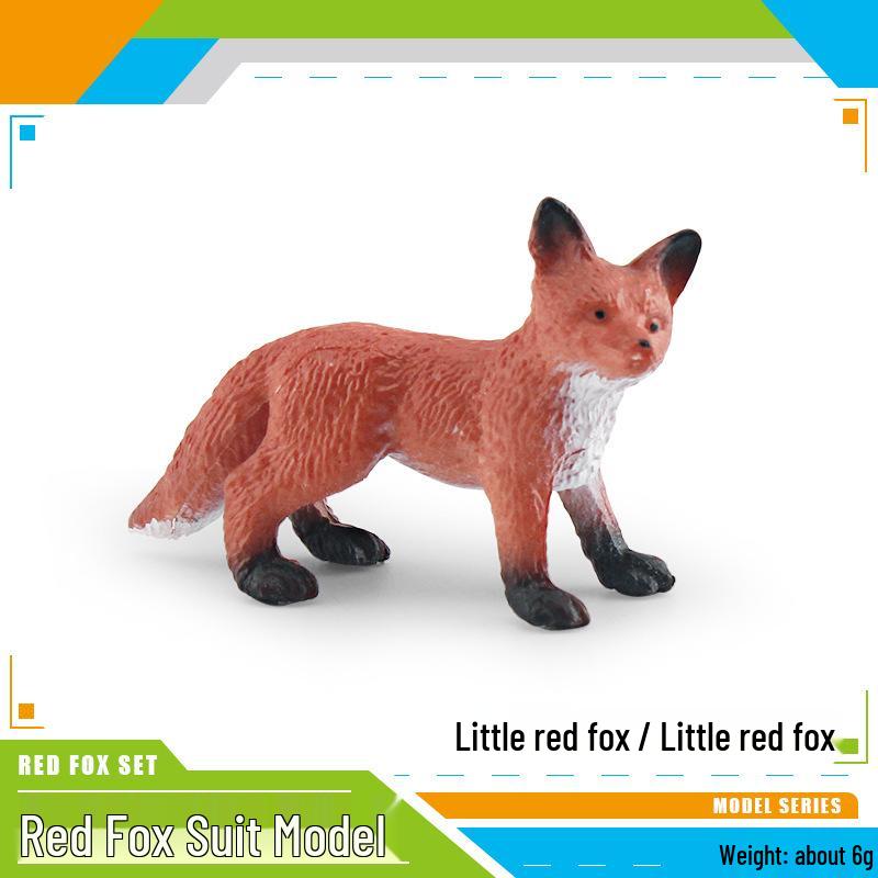 Cross-border Simulation Red Fox Model for Children s Cognitive and Decor Use