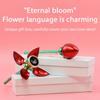 Romantic Wedding Holder Rose Flower Box Engagement Storage Bearer Case Gift Packaging Box Rose Flower Boxes