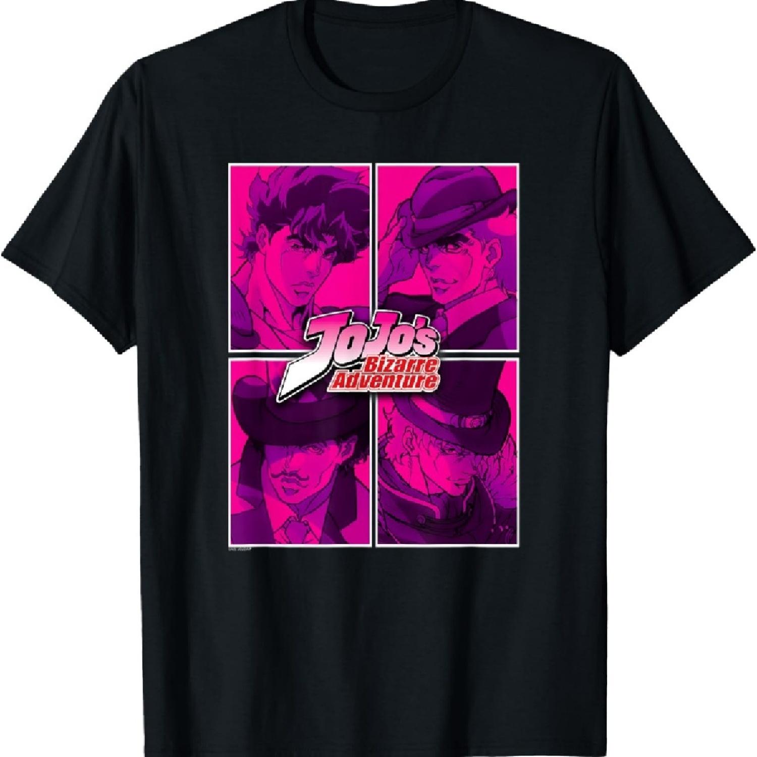 

JoJo Phantom Blood Jonathan, Speedwagon, Zeppeli, & Dio T-Shirt XXXXXL чорний