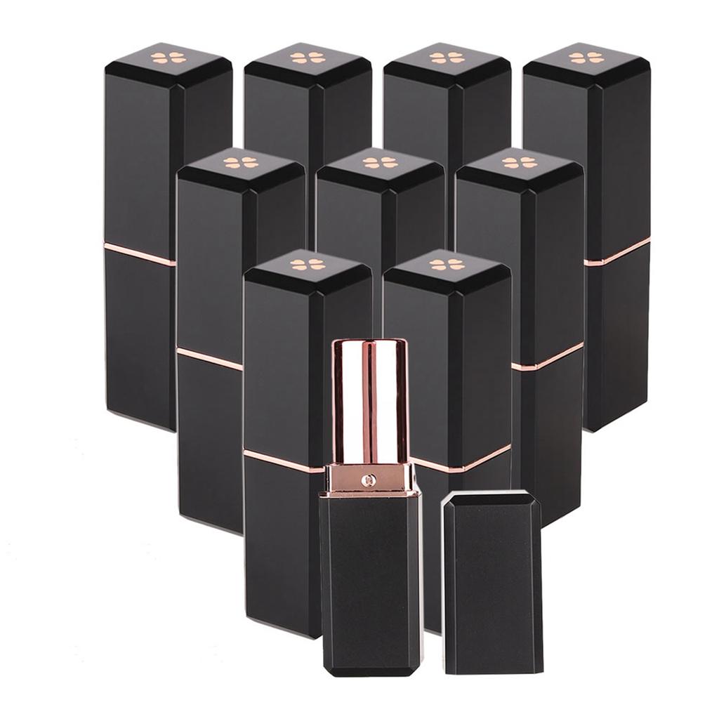 10pz Tubetti Vuoti per Rossetto Fai da Te Contenitori per Rossetto Autoprodotto Tubetti
