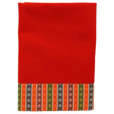 Kyoto Banto Shoten Hina Doll Display 90cm with Ancient Twill Border 28-inch Mat, Wide, Felton/Red, [Hina Doll/Hinamatsuri]