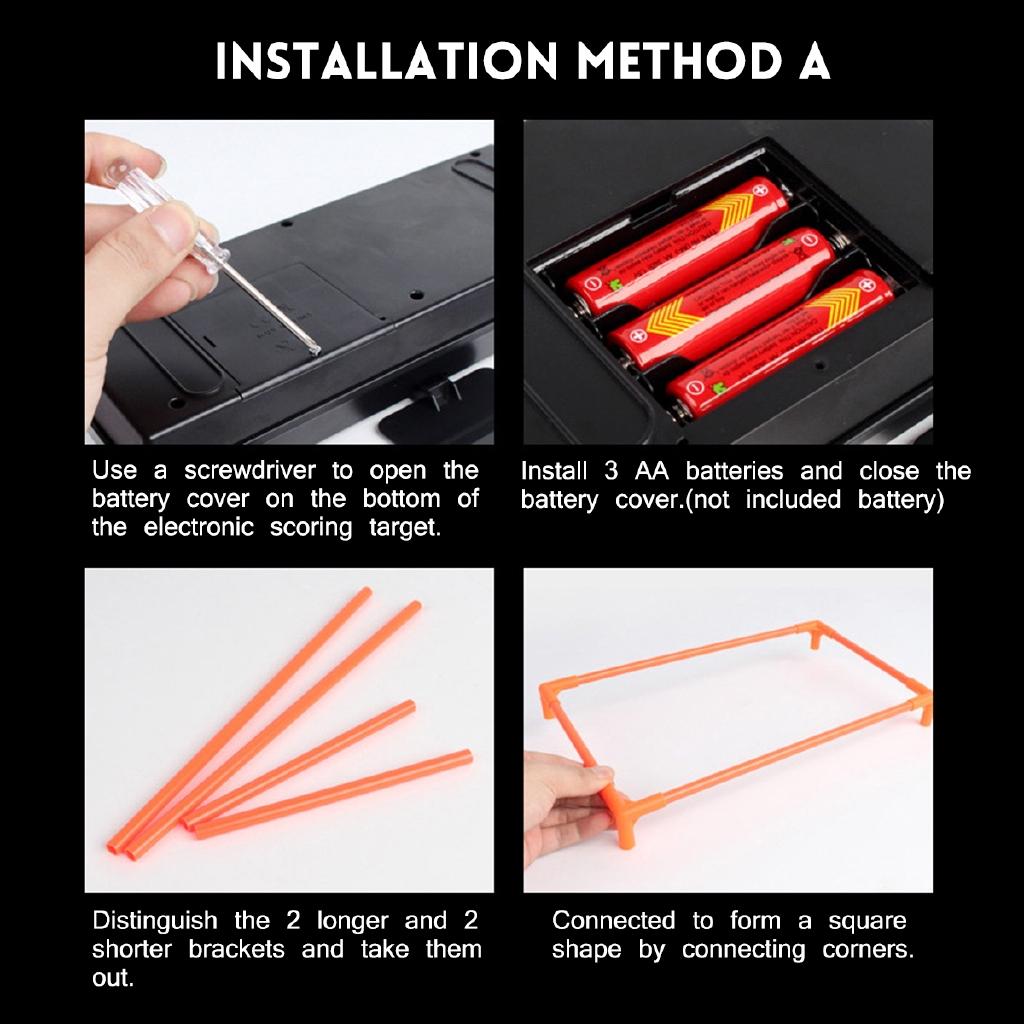 Home DIY High Precision Auto Scoring Board Reset Electric Target For Toy Guns Accessories Outdoor Fun Sport Toys Dropshipping