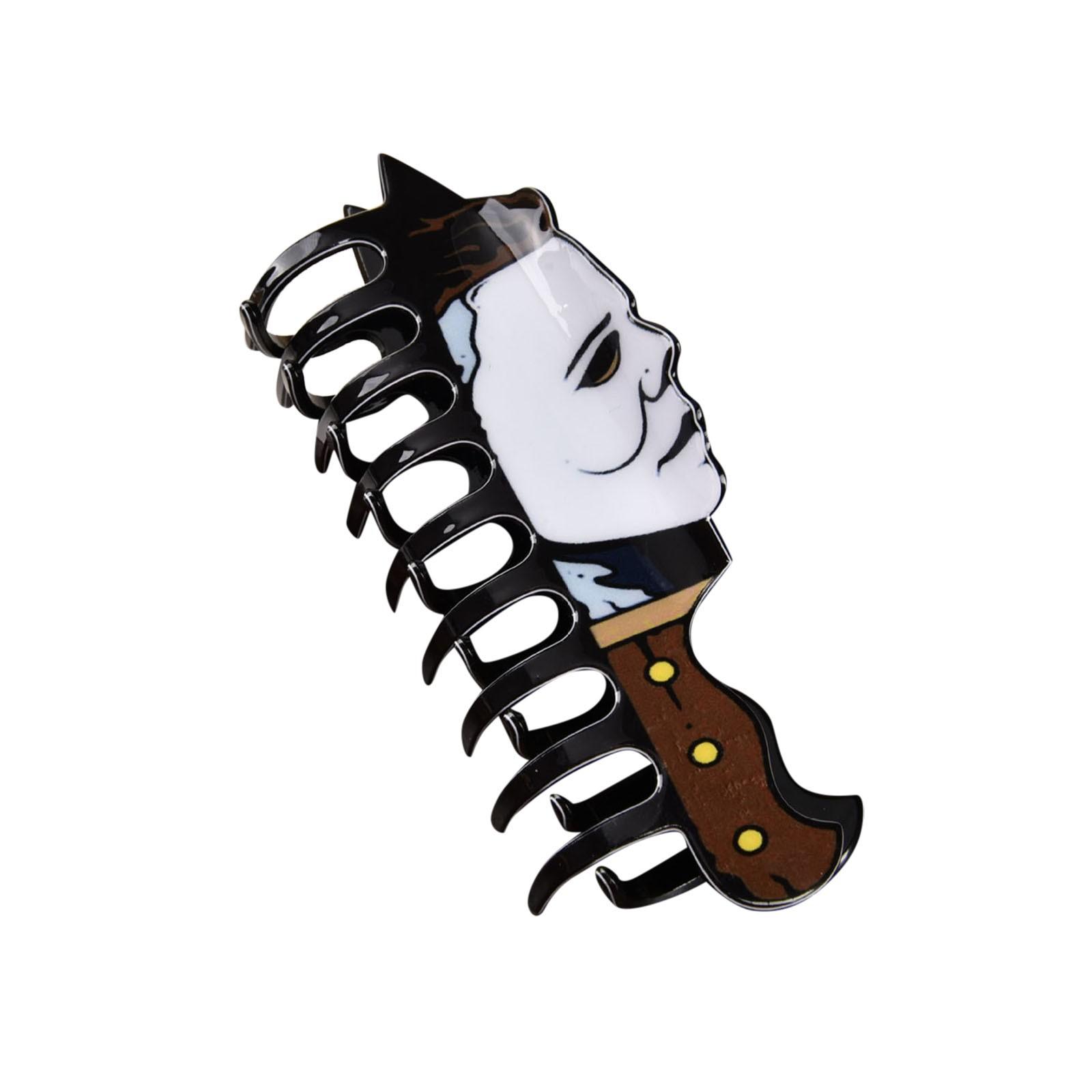 Жуткие Заколки Для Волос В Стиле Фильма Ужасов - -Леденящий Аксессуар Для Настоящих Любителей Остроты