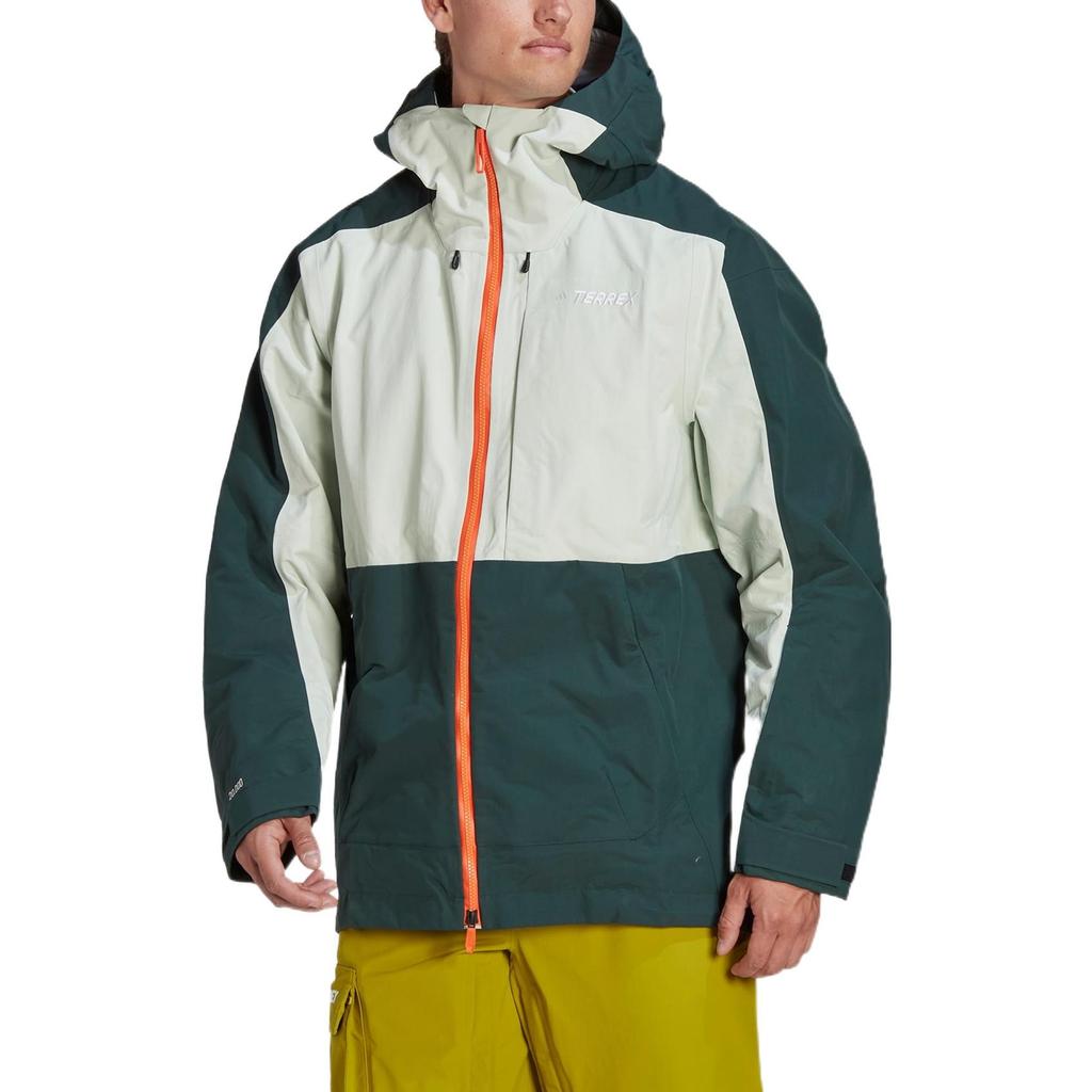adidas Terrex Post-Consumer Snow Jacket Asia Sizing 'White Green' Men's HC7727