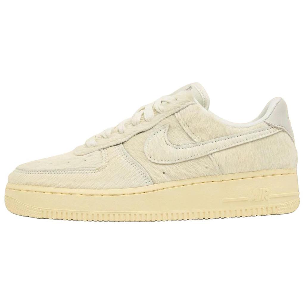 Nike Air Force 1 Slip Resistant Abrasion Resistant Low top Skateboard Shoes Women's Beige Sneakers II7398-100