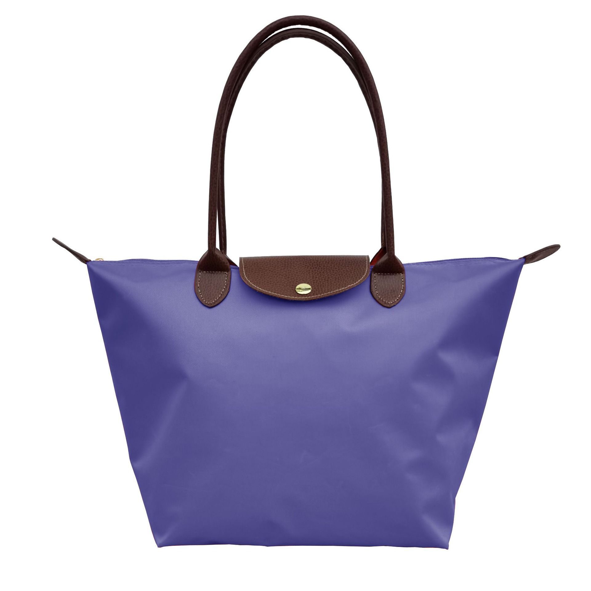 Neue Nylon Strand Tote Tasche Mode Frauen Handtasche Tote Oxford Schulter Taschen Weibliche Wasserdichte Knödel Falten Einkaufstasche S gray