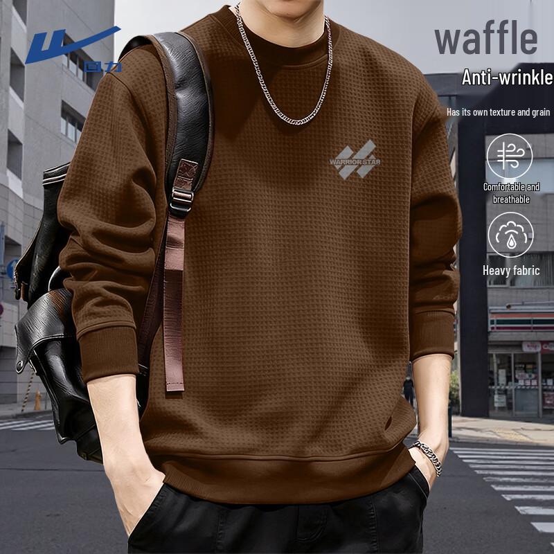 Warrior Unisex Heavyweight Waffle Knit Pullover Sweatshirt