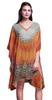 Phagun Short Caftan Midi Dress Beach Swimwear Cover Up Womens Kaftan-4X-5X