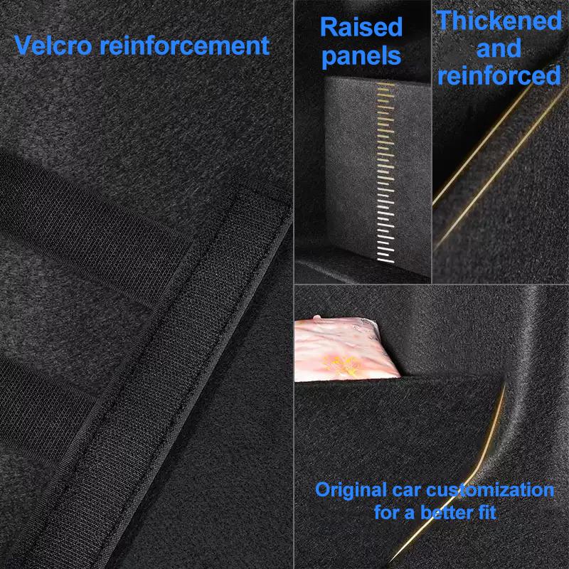 For Chevrolet Malibu 2013 2014 2015 2016 Car Storage Box Trunk Organizer Partition Multifunction Side Box Auto Interior Parts