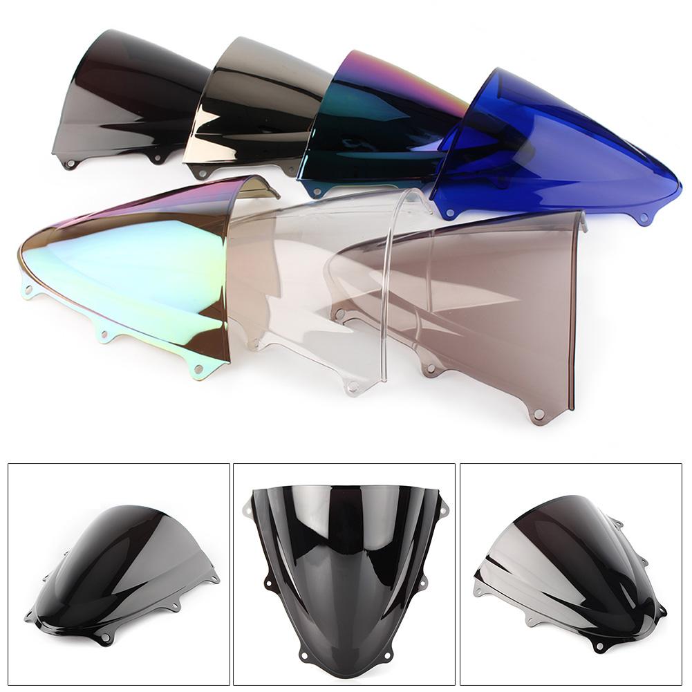 Windshield Double Bubble  Windscreen Fit For Suzuki GSXR 600 750 2011 2012 2013 2014 2015 2016 2017 2018 2019 2020 2021 2022 ABS