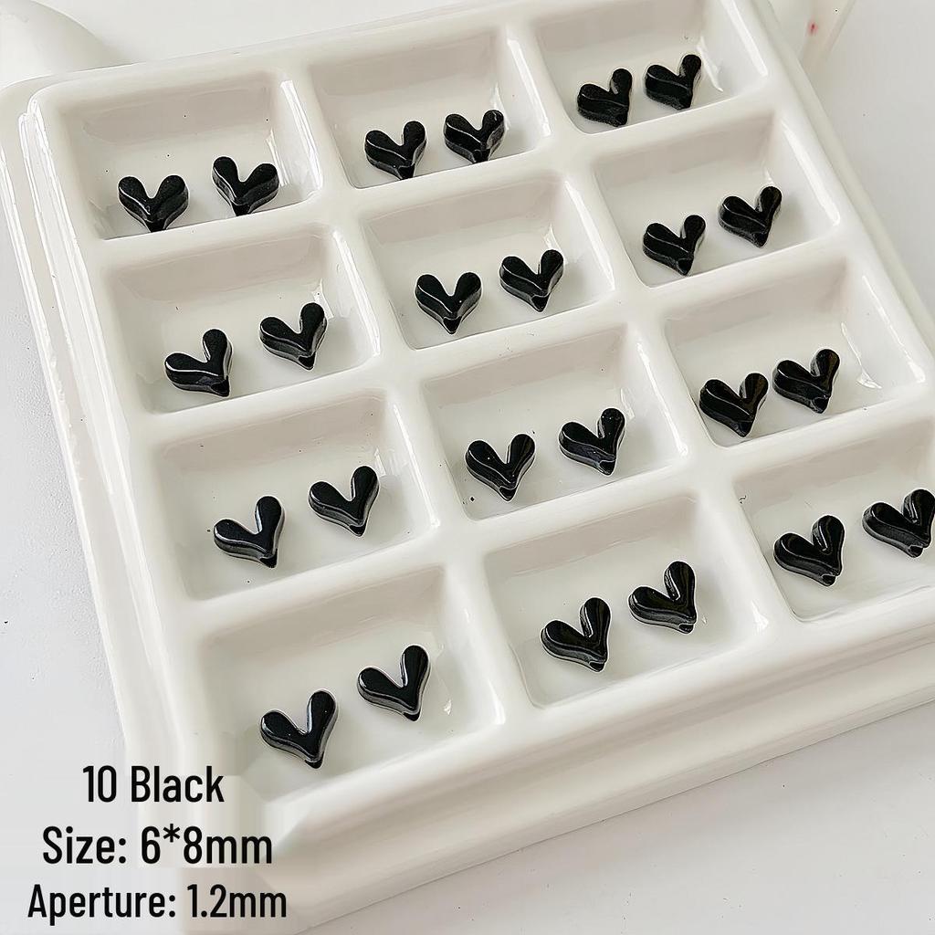 Japanese Heart Beaded Alloy Necklace & Bracelet DIY Kit