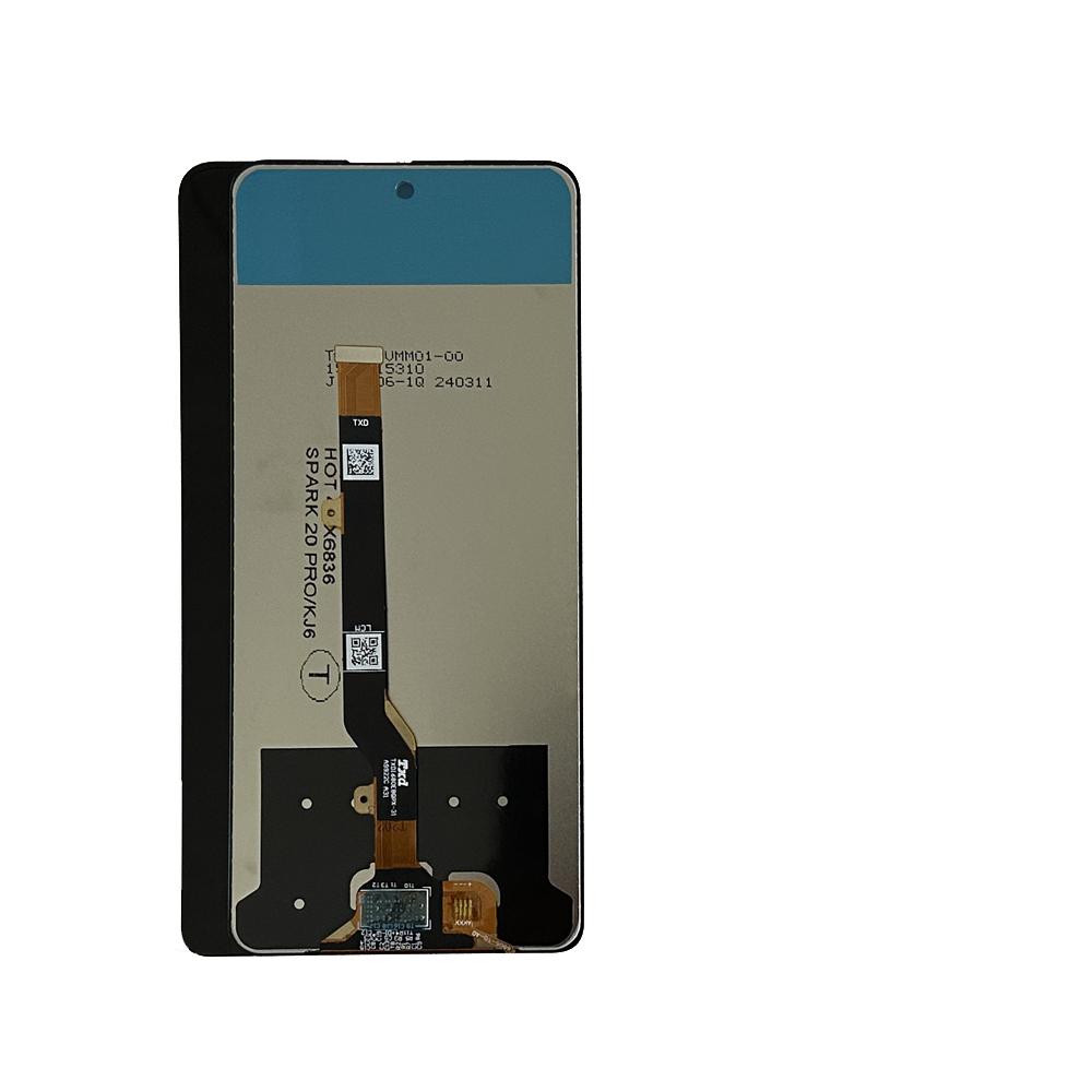 LCD Screen and Digitizer Full Assembly For Tecno Spark 20 Pro KJ6