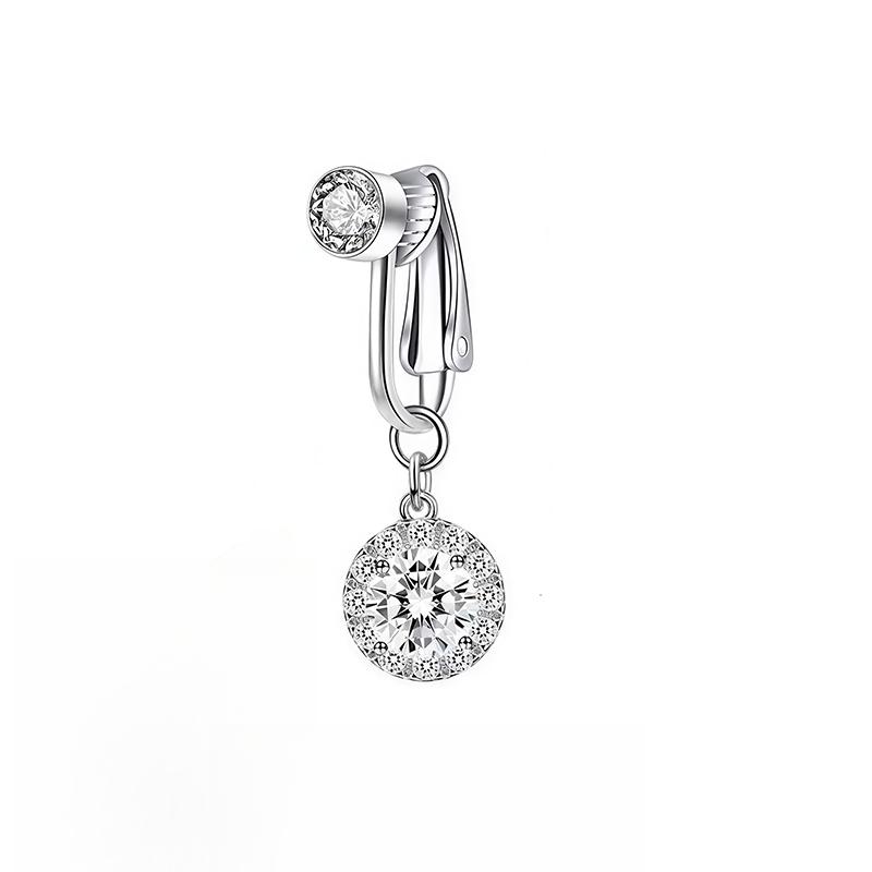 No Piercing Belly Button Clamp Easy To Wear Navel Rings Comfortable Women Body Adornment For Parties And Daily Wear
