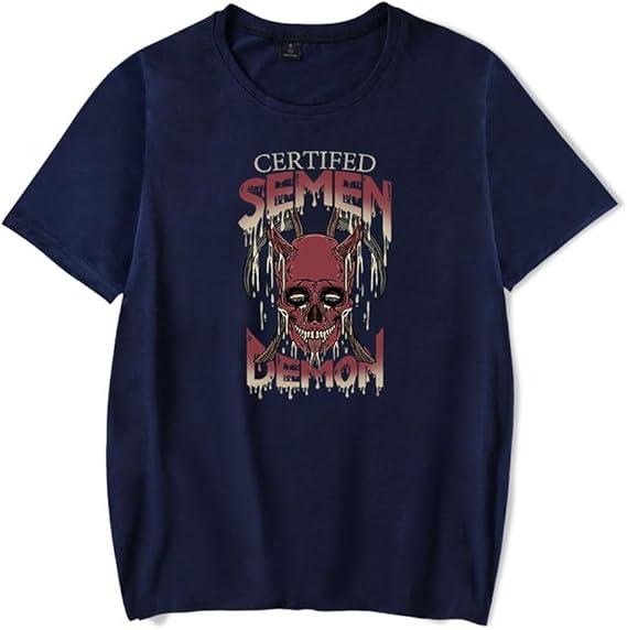 Matt Rife Certified Semen Demon TShirt MenWomen Streetwear Tshirt Shirt Short Sleeve S
