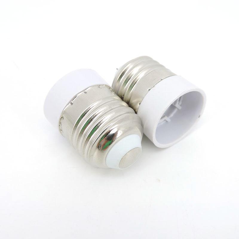 1/2/5 stk E27 til E17 til E27 LED-pære Strømsokkel Lyslampe Baseholder Halogen CFL Lyspære Adapter Konverter