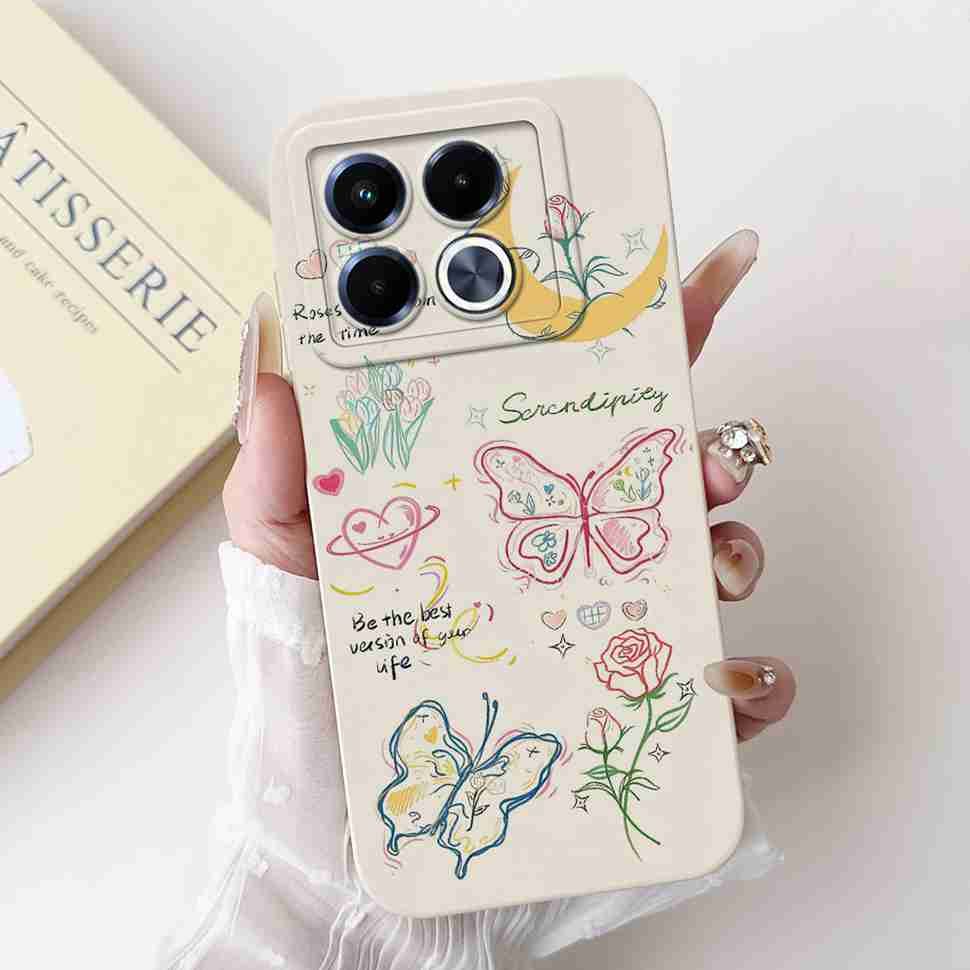 Spring Flower Case For Infinix Note 40 5G Cover Silicone Soft Shockproof Funda For Infinix Note 40 X 40X Note40 Note40X Casing