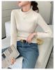 Women's H129 Orlon Semi-High Neck Fleece-Lined Warm Base Layer Top