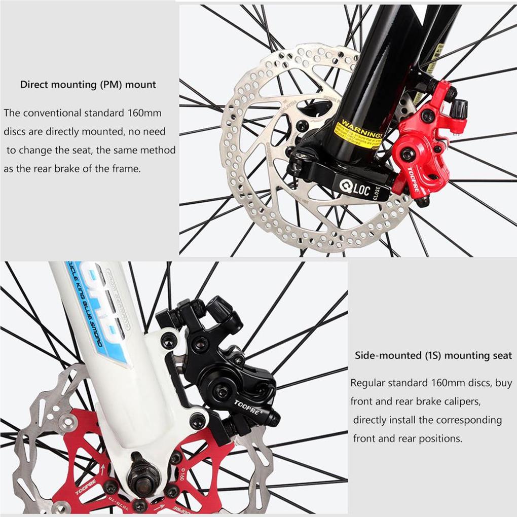 Fahrradbremse Wasserdicht Verschleißfest Scheibenbremse Professionell Rostfrei Luftkupplung Fahrrad Vorder-/Hinterradbremse Outdoor Ersatz