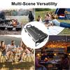 Slot Grill, Collapsible Bbq Grill For Easy Storage, Steel Portable Folding Charcoal And Wood Fuel Barbecue Rack